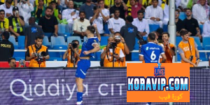 الهلال يتقدم على البكيرية بهدف مرمى في النصف المباراة الأول