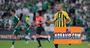 الاتحاد يتقدم على الأهلي بهدف مرمى في النصف المباراة الأول