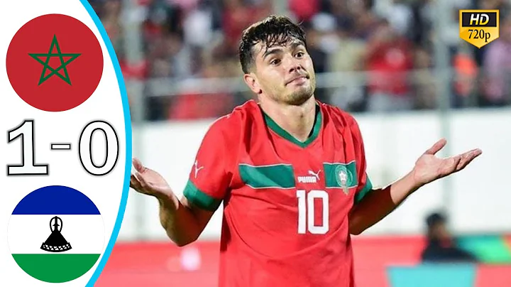 watch live بث مباشر مباريات اليوم Morocco vs Lesotho 1-0 Hіghlіghts & All Goals 2024 Brahim Diaz Goal 90+